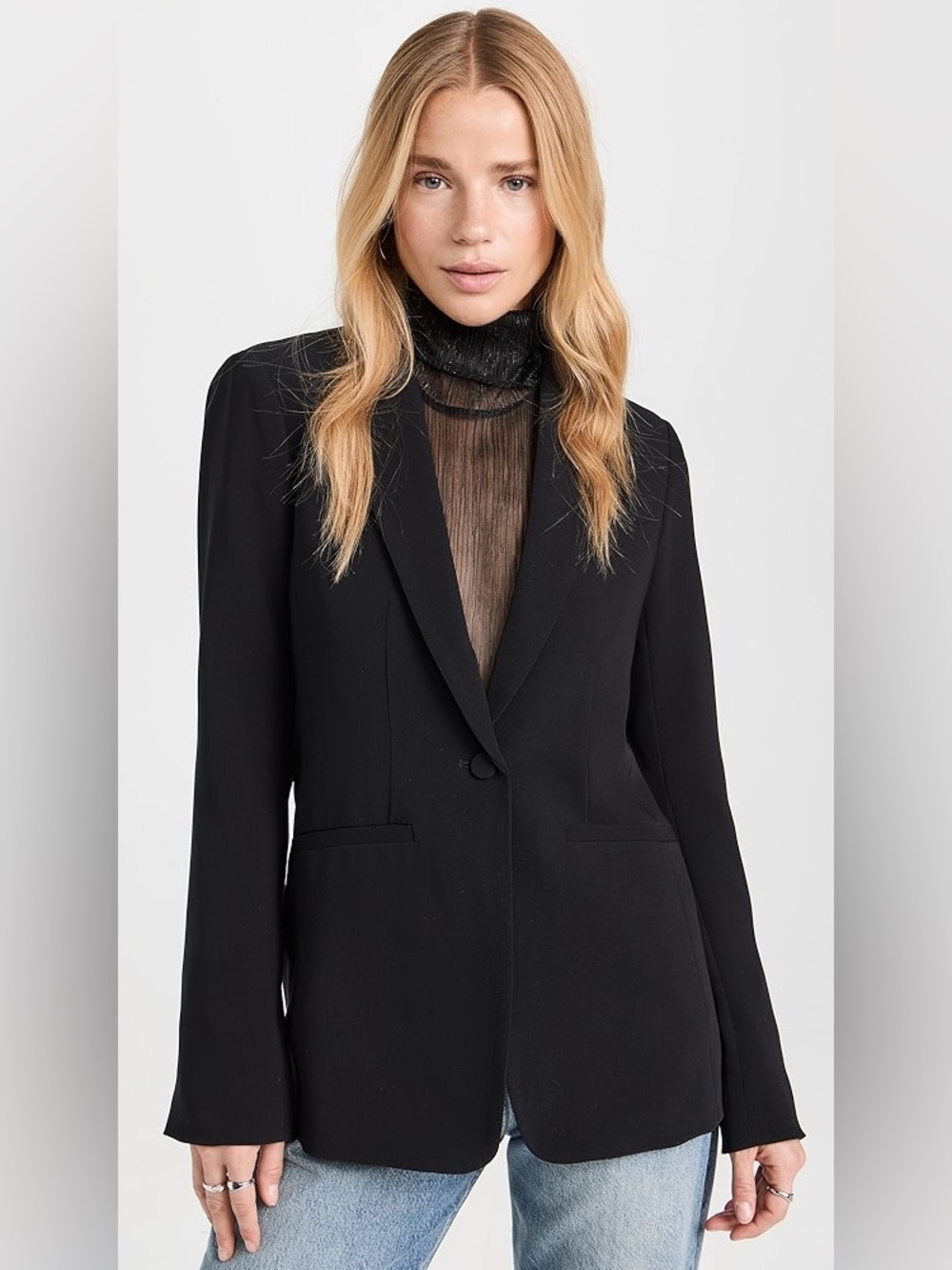 EUC Cinq a sept Karlie blazer size 10 black
